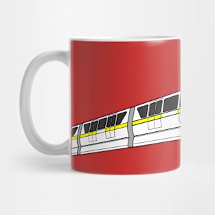 Yellow Monorail Line II Mug